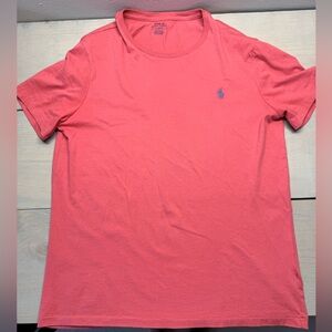 Mens Large Pink Ralph Lauren Polo Tee